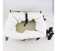 Portable Car Dog with Clamp/Holder-On Leash and Zipper Storage Pocket for Small Pets (AsShown)