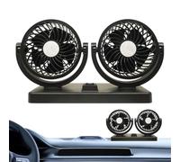 Portable Car Fan, Portable Car Fan, Electric Car Fan for Dash, Vehicle Air Circulation Powerful Winds, 360 Degree Rotated for Vehicles, Vehicle