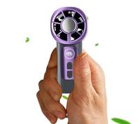 Portable Car Fan - Rechargeable Personal Fan, 199-speed Ventilator With Clip And Hook, USB Charging Handheld Cooler For Kids Adults Travel Car Driving Camping Beach Outdoor Kitchen Dorm Classroom