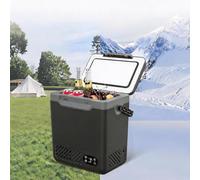 Portable Car Fridge Freezer 18L Compressor Cooler Fast Cooling -20℃ to 20℃ Low Noise＜45dB 12V 24V DC 100-240V AC ECO MAX Dual Mode Mini Refrigerator for Camping Travel Road Trip Campervan RV Boat Outd