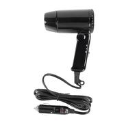 Portable Car Hair Dryer - 12V Folding Blow Dryer, Compact Styling Tool | Travel Auto Vehicle Interior Accessory, DC12V DC Powered High Current Heating Device for Camping Convertible Van Use