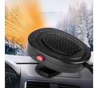 Portable Car Heater, 12V Car Heater Defroster, Plug In Heaters Fan 150W 2 In 1 Modes Heating and Cooling for Fast Heating Defrost Defogger and Car Windscreen Fan Cigarette Lighter