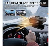 Portable Car Heater - 200w Car Heater Fan,12v/24v Automobile Interior Heating Fan Windshield Defroster for Daily Driving Trucks Trailers Travel Trips Winter Tailgate Parking Garage Backyard Outdoor