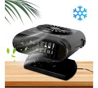 Portable Car Heater - 200w Car Heater Fan - 12v/24v Automobile Interior Heating Fan Windshield Defroster for Daily Driving Trucks Trailers Travel Trips Winter Tailgate Parking Garage Backyard Outdoor