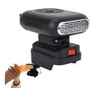 Portable Car Heater - Battery Operated Defroster, Rotatable Heating Fan, Vehicle Window Demister, Quick Heat Circulation | Portable Heating Choice For Factory Office Drivers RV SUV Sedans Cold Weather