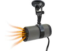 Portable Car Heater Car Fan 150W 12V, Heating and Cooling Mode Defrost Defogger Plug in Cigarette Lighter Heater with Suction Holder