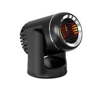 Portable Car Heater Fan Anti-Fog 130W 12V Fan Windshield Defroster Auto Warmer Air Blower Vehicle Demister Heating Dryer Vehicle Heater Car Heaters Portable Battery Powered Plugs Into Cigarette-