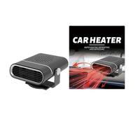 Portable Car Heater | Fast Heating 150W Rotation 360 Degrees - 12V Portable Heater and Defogger | For Indoor Outdoor Use Garage Truck Office