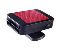 Portable Car Heater for Windshield Defrosting & Defogging - 200W Dual-Purpose Hot/Cold Air Heater Compatible with Cars, SUVs, RVs, Taxis (red)