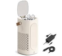Portable Car Ice Maker, 12V Mini Countertop Machine, Makes Ice in 15-20 Minutes, Ideal for Road Trips, Camping, and Home Use, Compact Design
