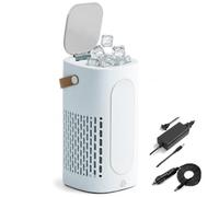 Portable Car Ice Maker, 12V Mini Countertop Machine, Makes Ice in 15-20 Minutes, Ideal for Road Trips, Camping, and Home Use, Compact Design
