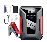 Portable Car Jump Starter - Auto Battery Booster, Multi-Function Tire Inflator | Power Bank for Road Trips Work Trucks, Cars, Travel Companio, Compact Outdoor Vacation