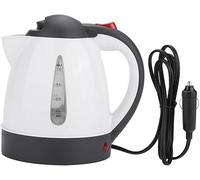 Portable Car Kettle 24V Fast Boil, Stainless Steel Lorry Kettle Heating Kettle Electric Kettle, for Hot Water Tea Coffee Making Driving Camping Hiking Survival 1000 ML Large Capacity