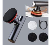 Portable Car Polishing Machine 30W Kit, Wireless Waxer with 3 Attachments, 3 Speed Settings for Car Detailing, Scratch Removal, and Polishing