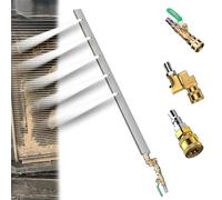 Portable Car Radiator Cleaning Wand 32in, 4500 PSI Radiator Pressure Washer Wand with Tips & Quick Couplers, Car Truck Power Washer Wand, Dual-Use Water/Air Flush, for Cars,Trucks,RV Radiators