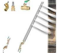 Portable Car Radiator Cleaning Wand, Radiators Pressure Washer Tool Fit for Household Cars,Trucks, 4500 Psi Flush Radiators Cleaning Tool with Tips & Quick Couplers (31in)