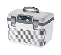 Portable Car Refrigerator 19L Electric Cooler & Warmer For Home | Dual-core cooling & warming, -10°C to 65°C control, 35dB quiet for road trips, camping & home use(24V+220V)