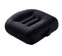 Portable Car Seat Cushion Pad for Car Driver Seat Office Chair, Breathable Mesh Car Booster Seat Cushion Heightening Height, Increase The Field by 4.7/3.5/2.3 inch,Black,40x40x12cm