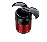 Portable Car Smart Ashtray Automatic Opening Closing Infrared Sensor USB Rechargeable Smokeless Light-Sensitive Mirror(Red)