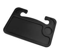 Portable Car Steering Wheel Desk Table, Multi-function Double-sided Trays, Car Desk Dining Table, Wheel Food Tray Vehicle Seat Mount for Laptop Working, Fits Most Vehicles