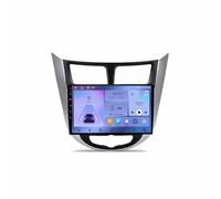 Portable Car Stereo Carplay Screen for Hyundai Solaris Accent i25 2010-2016 Portable Ips Touch Screen Rear Camera, Bluetooth/Voice Control/Mirror Link/Gps, 4 Core 4G+64G