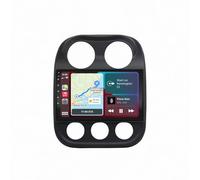 Portable Car Stereo Carplay Screen for Jeep Compass 2010-2016 Backup Camera, Mirror Link, Bluetooth, Voice Control, Gps Navigation, Aux, Voice, 8 Core 4G+64G