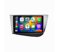 Portable Car Stereo Carplay Screen for Seat Leon 2 MK2 Altea XL 2004-2015 Car Stereo Fhd Touch Portable Navigation Music Video Player Bluetooth Wifi, Voice, 8 Core 6G+128G