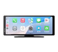 Portable Car Stereo, Carpuride V92 Wireless Carplay & Android Auto, 10.26 Inch 1080P HD Touch Screen Radio with BT 5.0, Mirror Link Support Truck RV Dash Mount