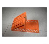 Portable Car Traction Aid for Use in Difficult Driving Conditions Assists in Getting Your Vehicle Out of Stuck Scenarios on Soft Ground (1 pair of oranges)