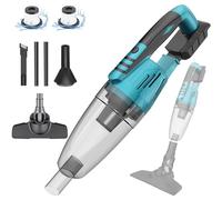 Portable Car Vacuum Cleaner Cordless Rechargeable,Compatible with Makita 18V BL1850,Handheld Vacuum Cleaner,with 2 Filter,for Car,Pet Hair, Sofa (No Battery)