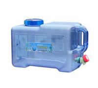 Portable Car Water Container - 5L & 8L Handheld Square Barrel, Outdoor Camping Storage Bucket Heavy Duty Polycarbonate Material, Easy Carry Handle | 文ist