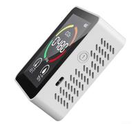 Portable Carbon Dioxide Detector Featuring Advanced Infrared Sensing For Real Time Air Quality Data In Homes Offices Factories And Greenhouses Safe(white)