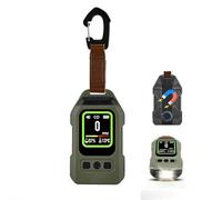 Portable Carbon Monoxide Detector for Travel, Professional 3-in-1 Square CO Monoxide Monitor with Magnetic Back, Audible and Visual Alarm Rechargeable Backlit LCD Screen for Home Car Camping Tent