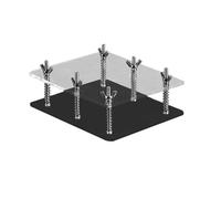 Portable Card Flatten Tool - Crystal Card Press, Clear Card Flatten Device | Multifunctional Card Container, Sports Card Repair Kit, Card Straightening Tool, Game Card Accessory for Collectible Cards