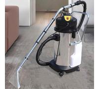 Portable Carpet Cleaner Machine Heavy Duty Wet Dry Extractor with Stainless Steel Body for Deep Cleaning Carpets and Hard Floors