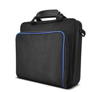 Portable Carry Bag, Carrying Case for PS4 Travel Storage Bag Waterproof Nylon Handbag Playstation Protective Shoulder Bag Handbag for Computer Notebook Laptop