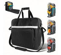 Portable Carrying Bag for Ninja Slushi Machine FS301/FS300/FS299 - Dustproof Travel Case for Frozen Drink Maker - Storage Bag Cover for Slushie Machine - Thick Padding Protector (Black)