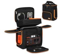 Portable Carrying Case Compatible with Jackery Explorer 300/300 plus/240/240 v2/290/160, Flip-top Design, Double-Layer Soft Power Station Storage Bag for Accessories/Charging Cable/Solar Generator