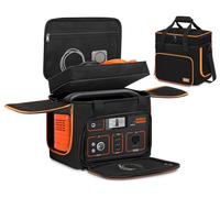 Portable Carrying Case Compatible with Jackery Explorer 500/500 v2, Flip-top Design, Double-Layer Soft Power Station Storage Bag for Accessories/Charging Cable/Solar Generator