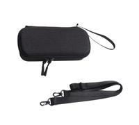 Portable Carrying Case for DJI Osmo Pocket 4 Pro, Standard Shockproof EVA Hard Shell Protective Bag with Adjustable Strap, Crossbody Sling Pouch Bag(Black with Shoulder Strap)
