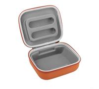Portable Carrying Case for DJI RC2/1 Hard PU Travel Storage Bag Shockproof Protection for Remote Control Screen, Protect Your Essential Drone Accessories on Every Journey(Orange)