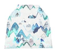 Portable Carseat Cover Daily Use Reusable Canopy for Babies | Polyester and Elastic Fibre, Blue Finish, Darker Napping Environment, Protects against Strangers