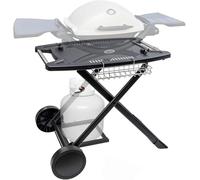 Portable Cart for Weber Q1200, Q1000, Q2200, Q2000, Q2400, Folding Cart for Outdoor BBQ,Portable Stand for Weber Q Series Gas Grills and Ninja Woodfire OG700 Series