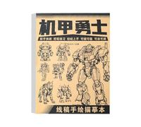 Portable Cartoon Character Line with Recycled Paper for Sketching and Manga Practice Pencil Friendly Sketch Pad