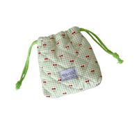 Portable Cartoon Drawstring Cosmetic Bag for Travel Toiletry Storage Organiser Elegant Reusable Cloth Pouches Cartoon Design Makeup Pouch Women