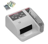Portable Cash Banknote Bill Counter, Mini Money Counting Machine with Counterfeit Detection, 600PCS/min, 0-999 Counting, Note Detector for Worldwide Currency, Paper Money Only