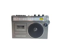 Portable Cassette Player Radio,Cassette Boombox,Retro Tape Recorder Am/Fm Radio,Portable Boombox Retro,Transcription Function,can Connect To Smart Devices,for Home And Square Dancing(Color:Grey)
