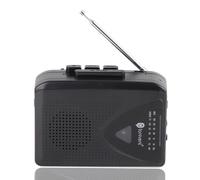 Portable Cassette Player Recorder, AM FM Radio Tape Player with Built In Speakers, 3.5 mm Jack Walkman Style, Audio Cassette Player for Outdoor Listening