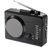 Portable Cassette Player Tape Recorder, Convert Tapes to MP3 Digital via USB, Walkmaner AM/FM Radio Audio Recording and Reverse Recording with Built-in Mic & Speaker
