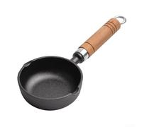 Portable Cast Iron Frying Pan 13Cm, Pre-Seasoned Cast Iron Skillet Frying Pans Oven Safe Cookware For Indoor & Outdoor Use - Grill, StoveTop, Black